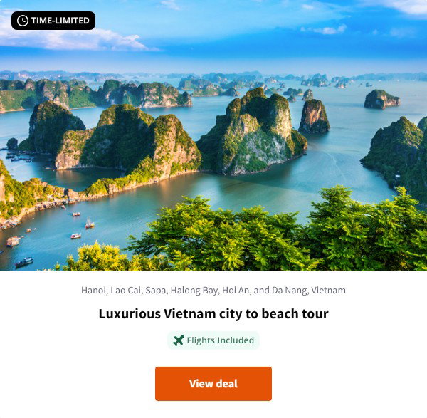 Luxurious Vietnam city to beach tour