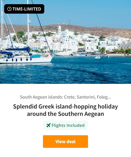 Splendid Greek island-hopping holiday around the Southern Aegean