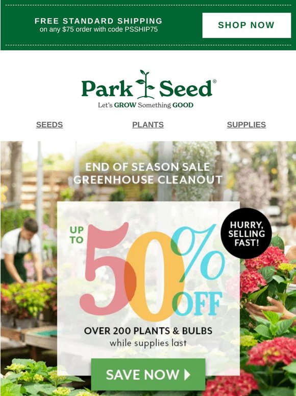 End Your Memorial Day with Garden Savings