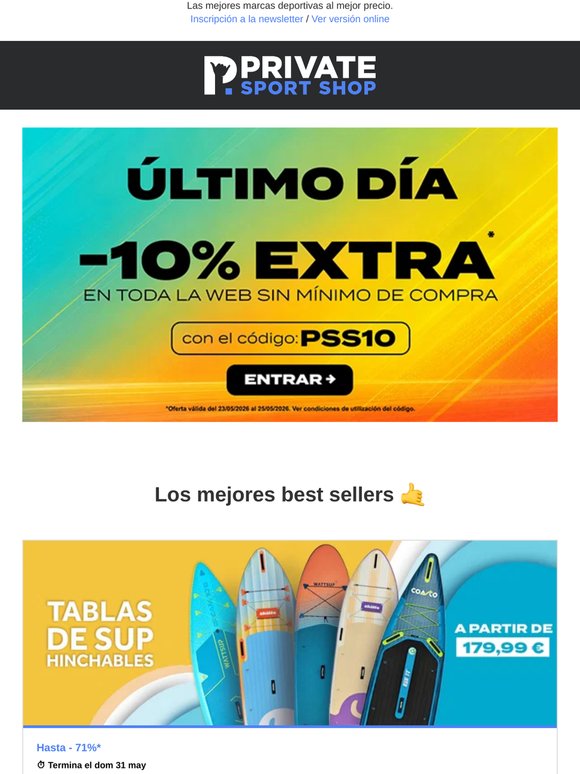 🚨 Último día 🚨 ¡-10% en toda la web*!