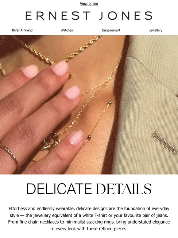 Delicate details