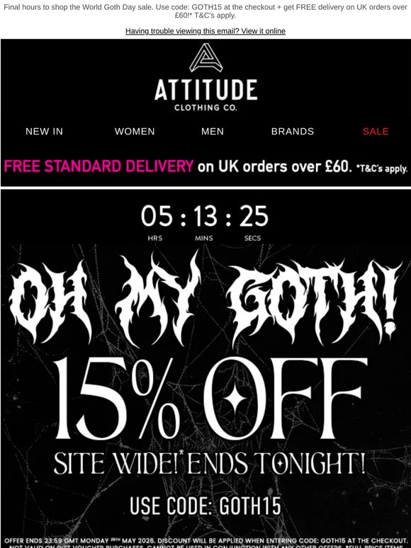 🦇 Last Chance for 15% Off — Ends at Midnight