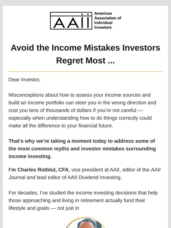 Memorial Day Sale: Avoid the income mistakes investors regret most