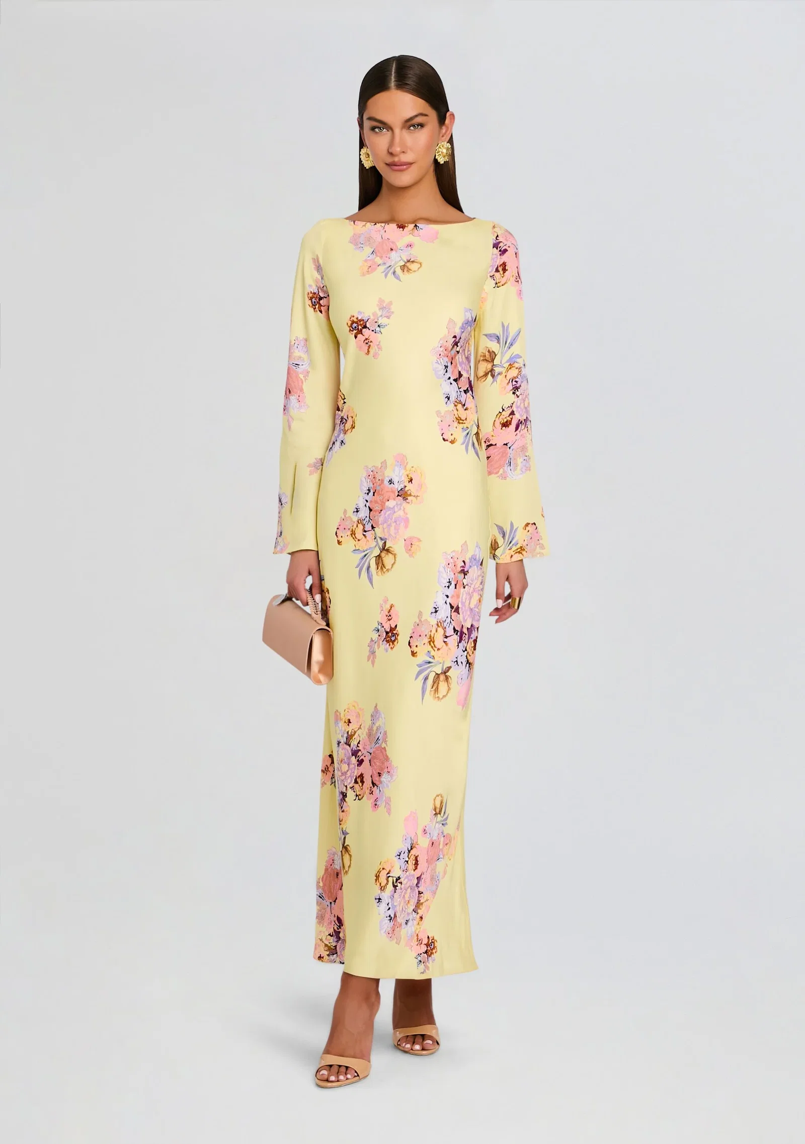 Image of Kysha Long Bias Dress
