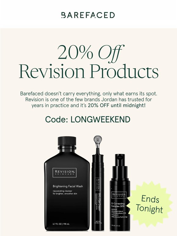Only a Few Hours Left! 20% Off Revision Products