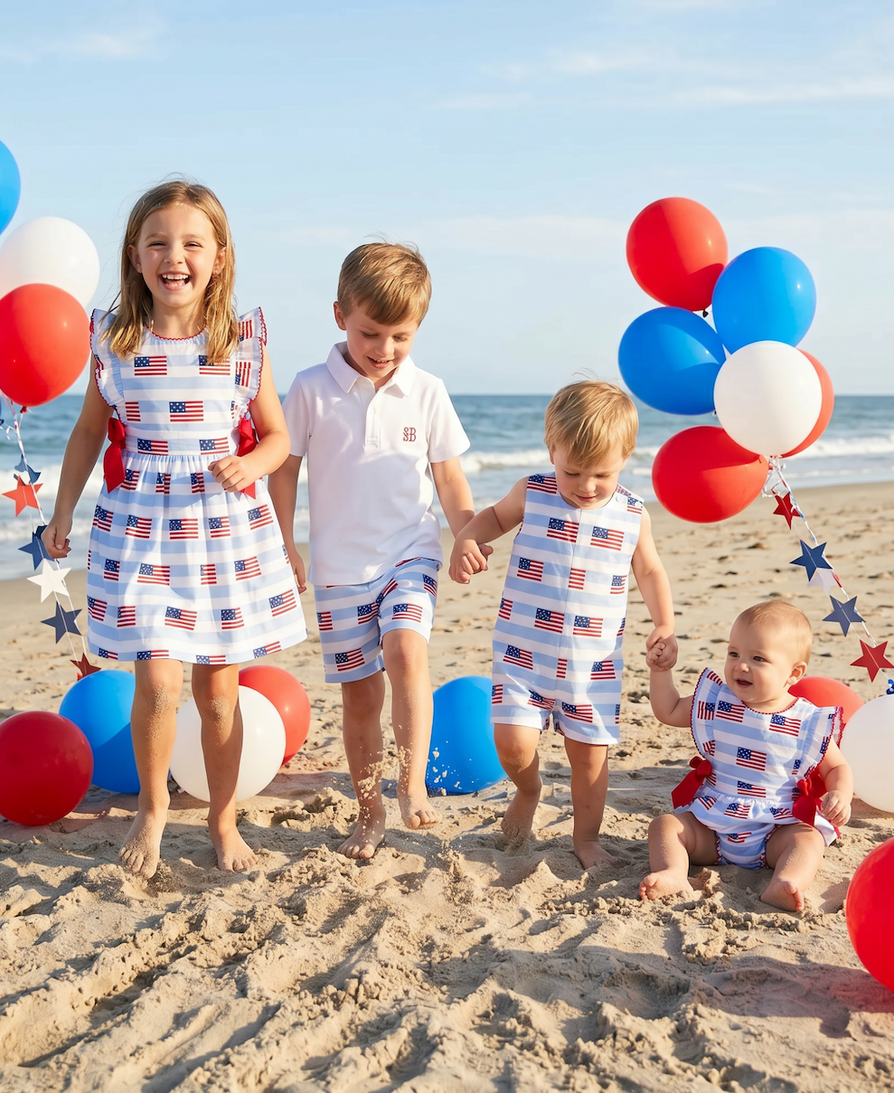 American Flag Blue Striped Collection