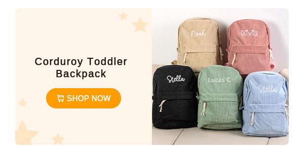 Corduroy Toddler Backpack