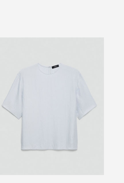 Boxy Tee in Washed Twill
