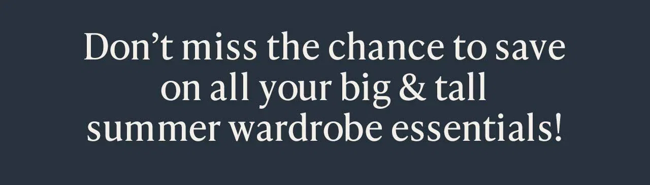 Save on Summer Wardrobe Essentials 