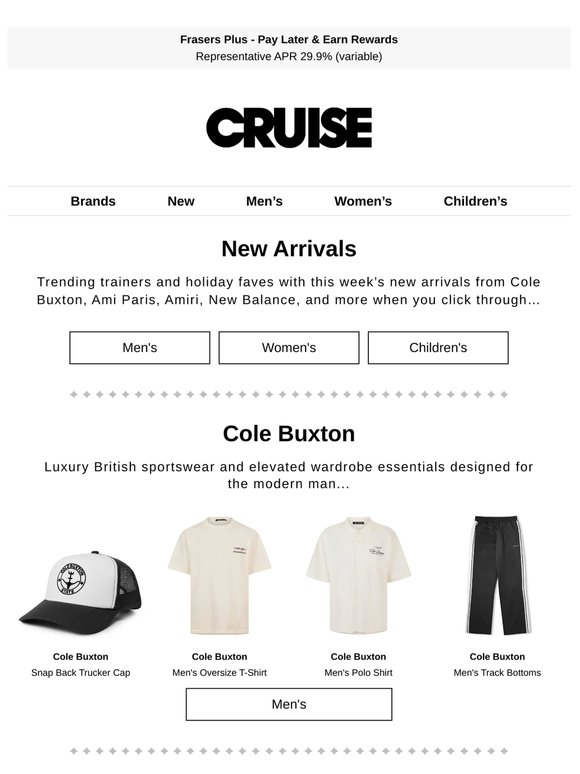 🔥 New Cole Buxton, Ami Paris, Amiri, New Balance, And More...