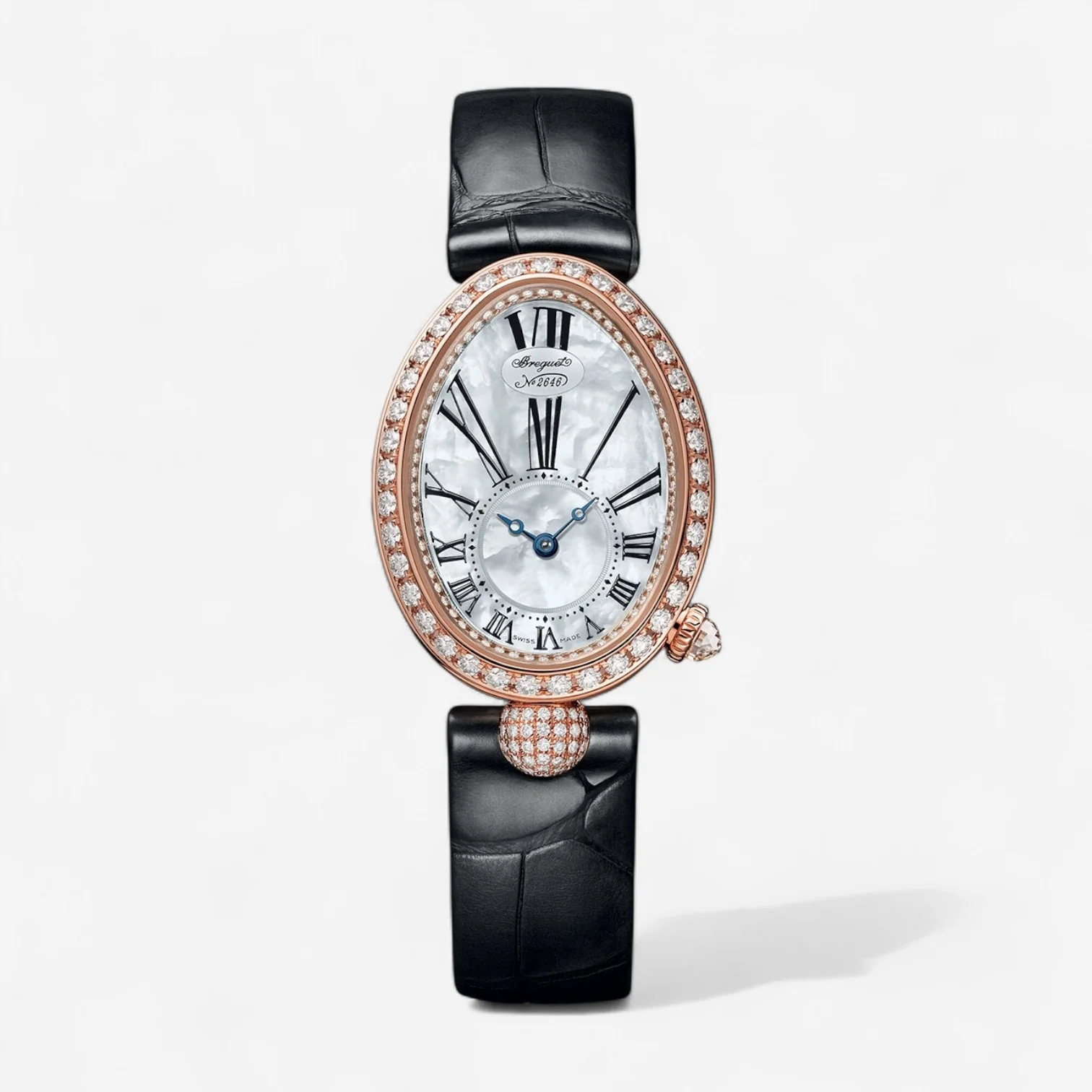 Image of Breguet Reine de Naples 18K Rose Gold Diamond Automatic Ladies Watch 8928BR51944D00D3L
