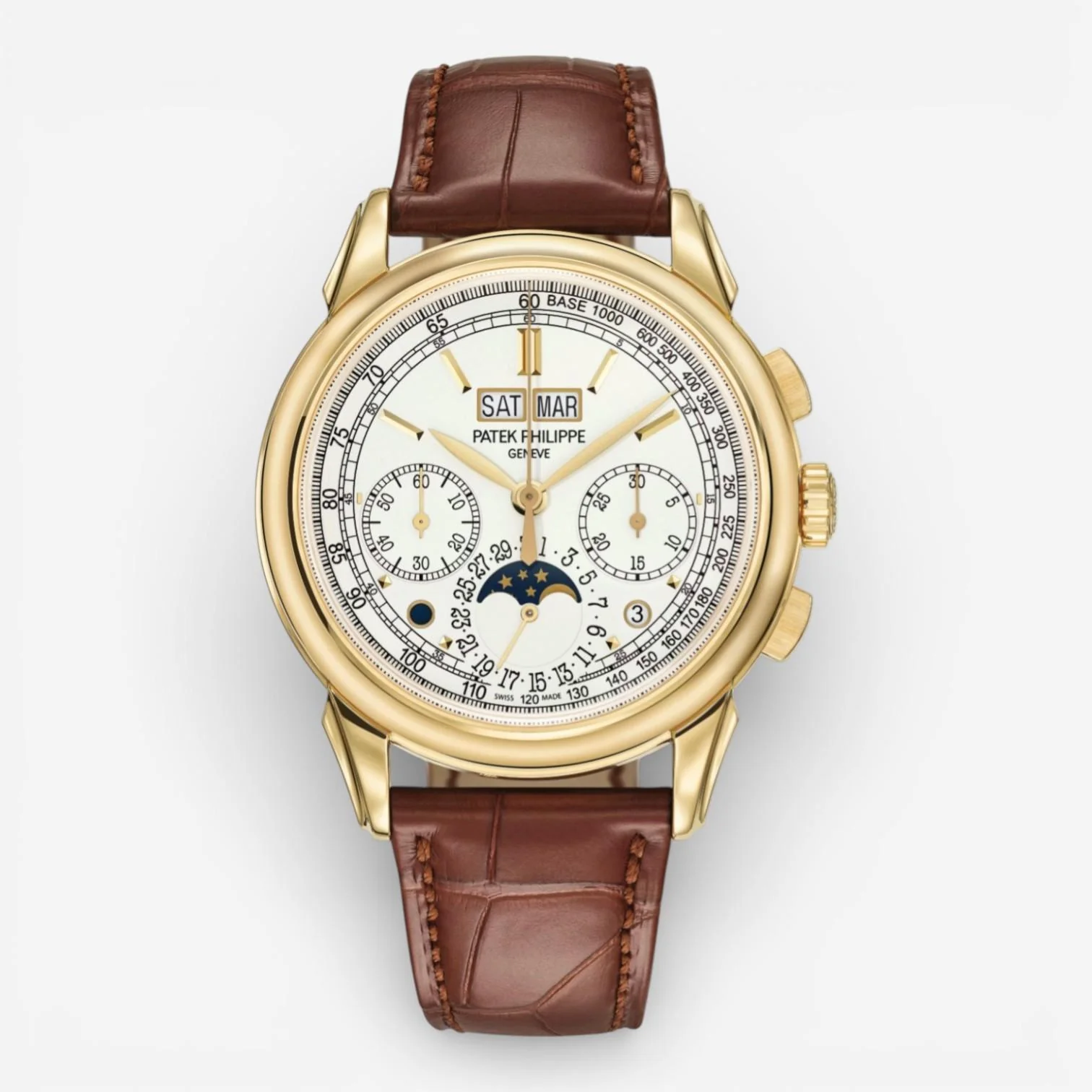 Image of Patek Philippe Grand Complications 18K Rose Gold Perpetual Calendar Chronograph Manual Watch 5270J-001