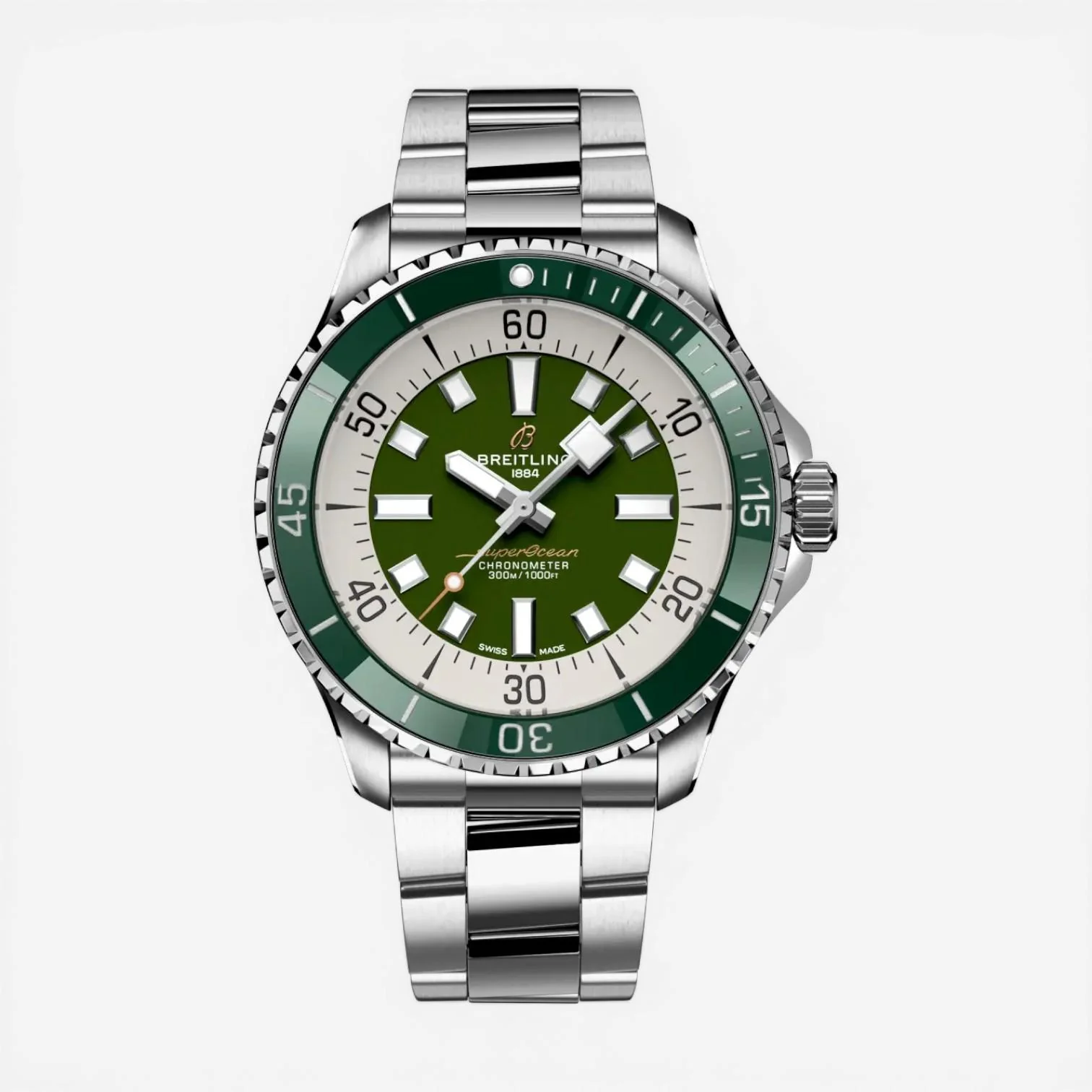 Image of Breitling Superocean Stainless Steel Automatic Men's Watch A17376A31L1A1