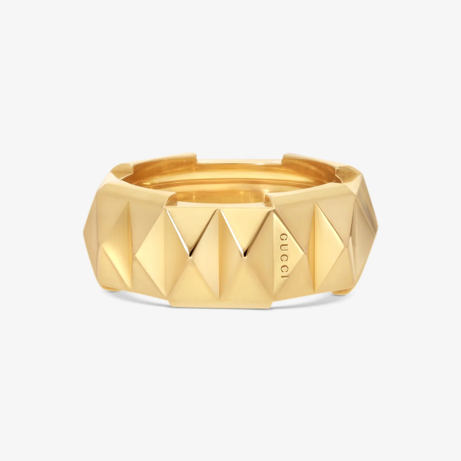 Image of Gucci Link to Love 18K Yellow Gold Ring YBC702379001