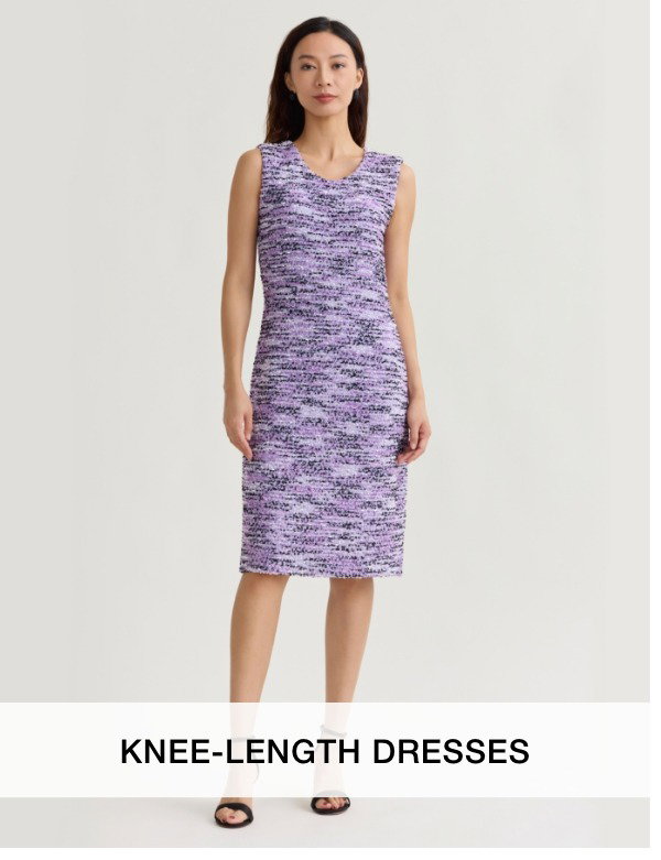 KNEE-LENGTH DRESSES >>