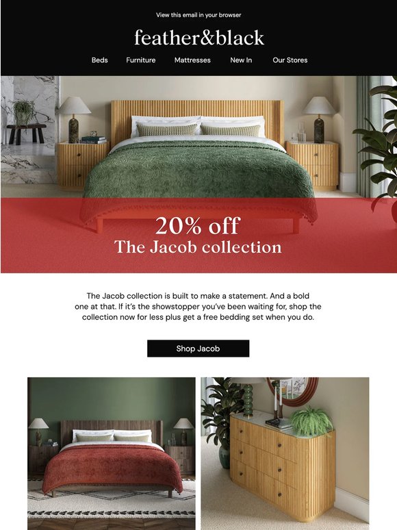 20% off our most-loved Jacob