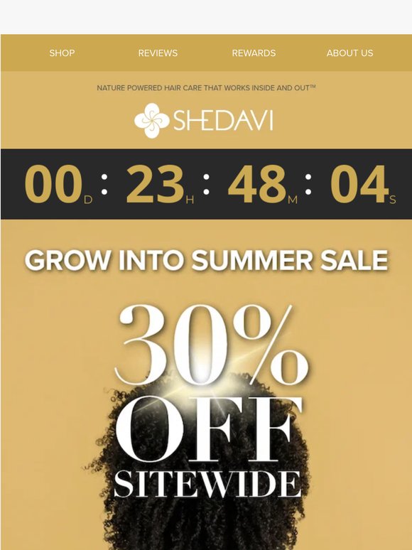 Cookouts, Curls & 30% OFF 🔥
