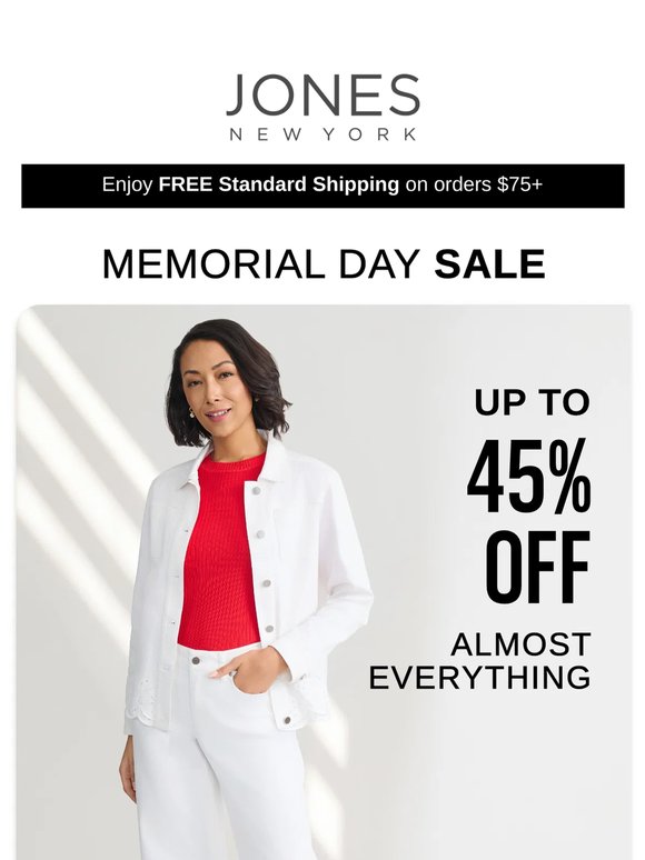 Ends Tonight | Up to 45% Off Almost Everything