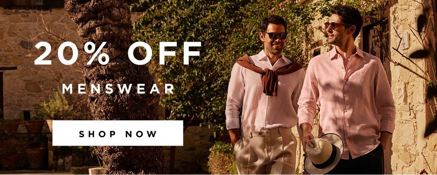 20% off Menswear