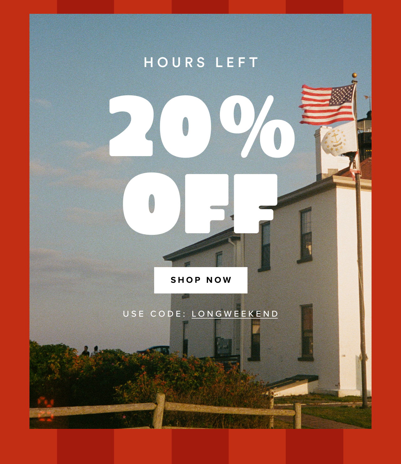 Hours left- 20% off