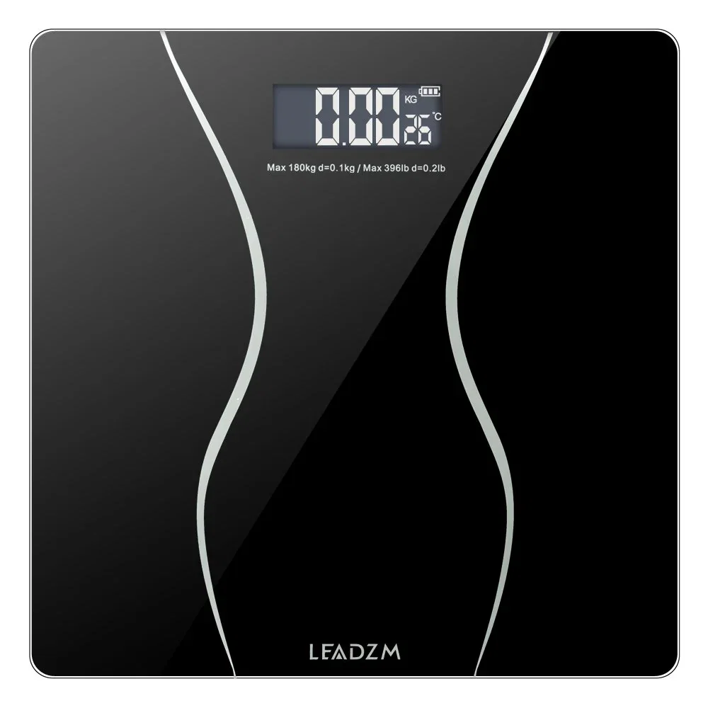180KG Digital Electronic LCD Body Weight Smart Bathroom Scale 396Lb
