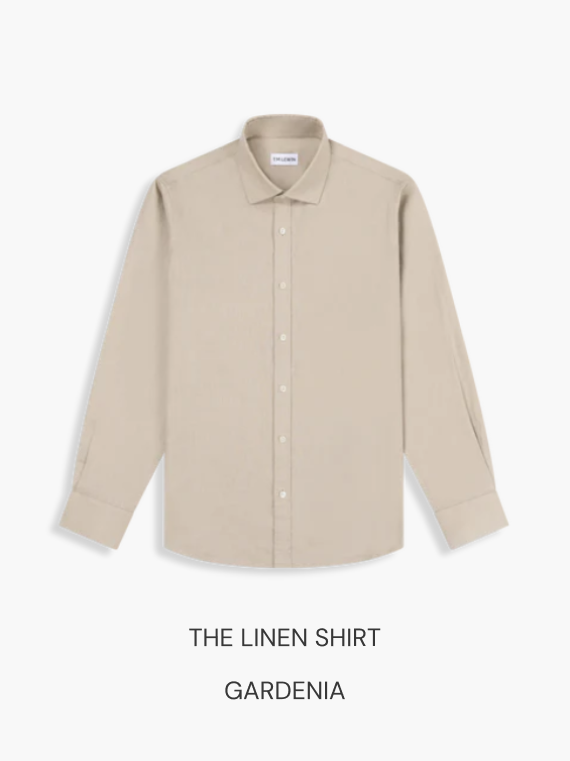LS Linen Shirt - Gardenia