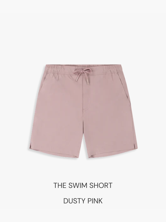 Swim Short - Dusky Pink 