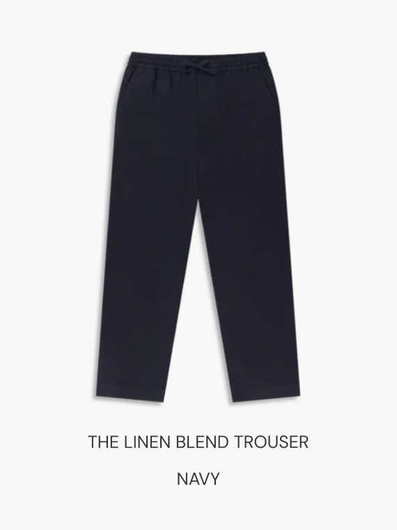 Linen Blend Trouser