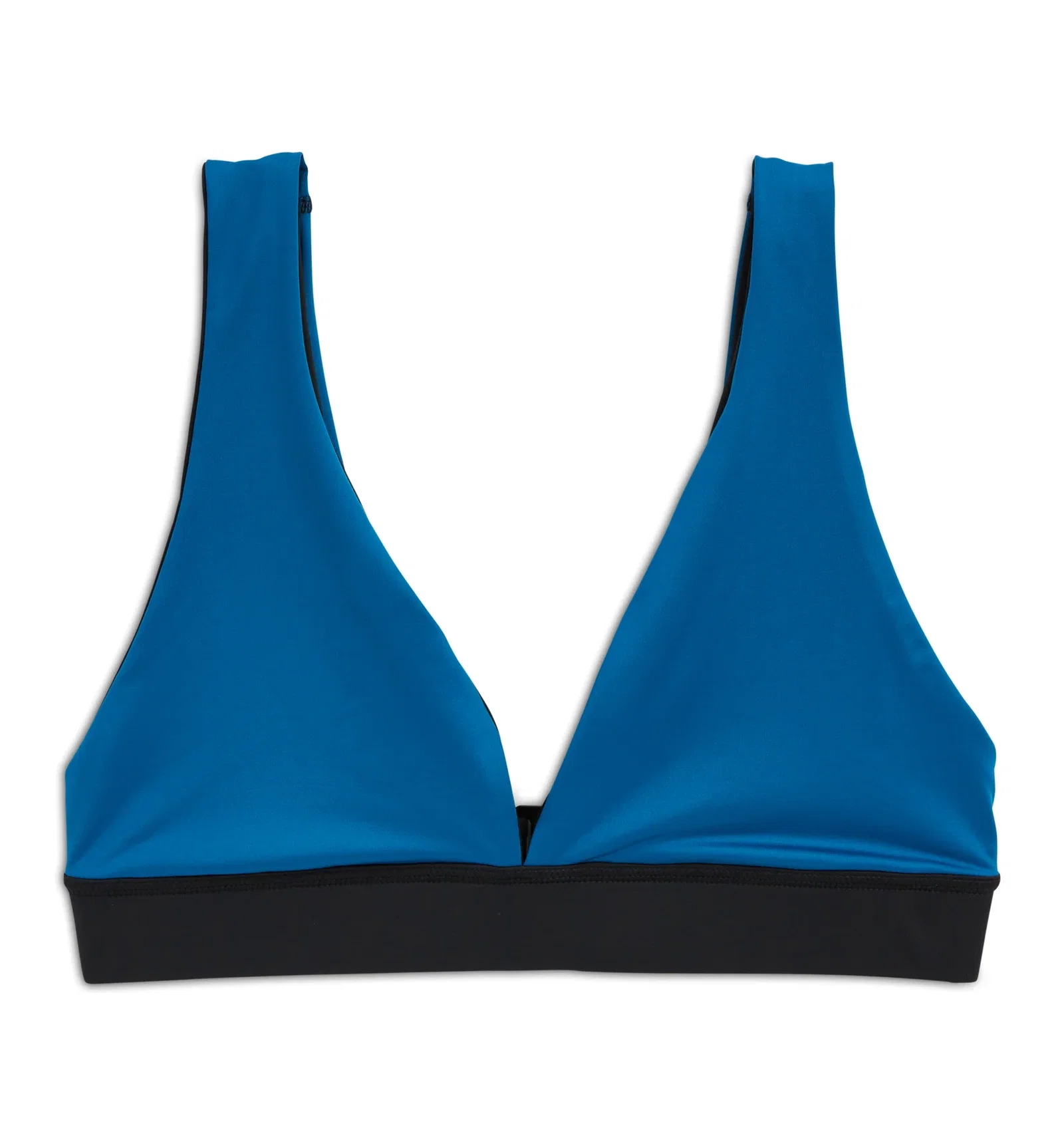 Image of Swim Reversible Plunge Top - Marina Blue