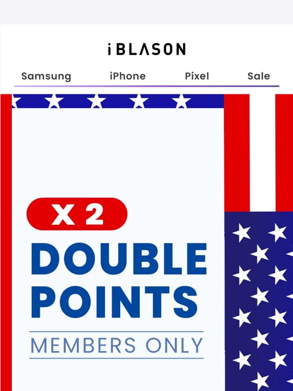 Your 2X Points Perk Is Live