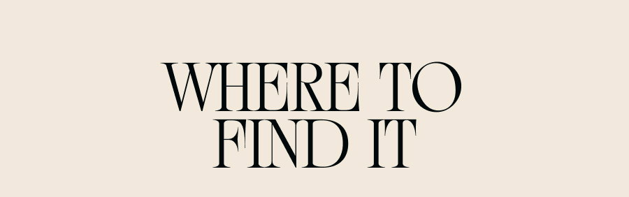 Where to find it
