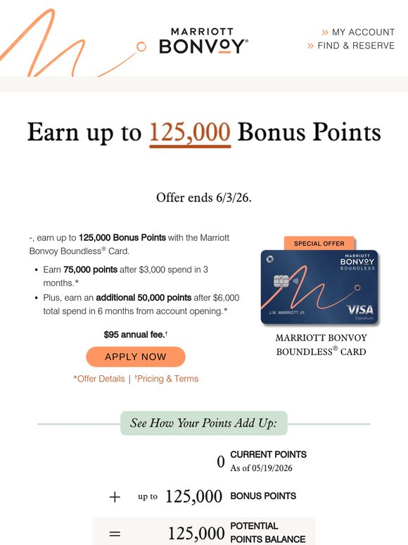 Earn up to 125,000 Points And Book Your Next Adventure, —