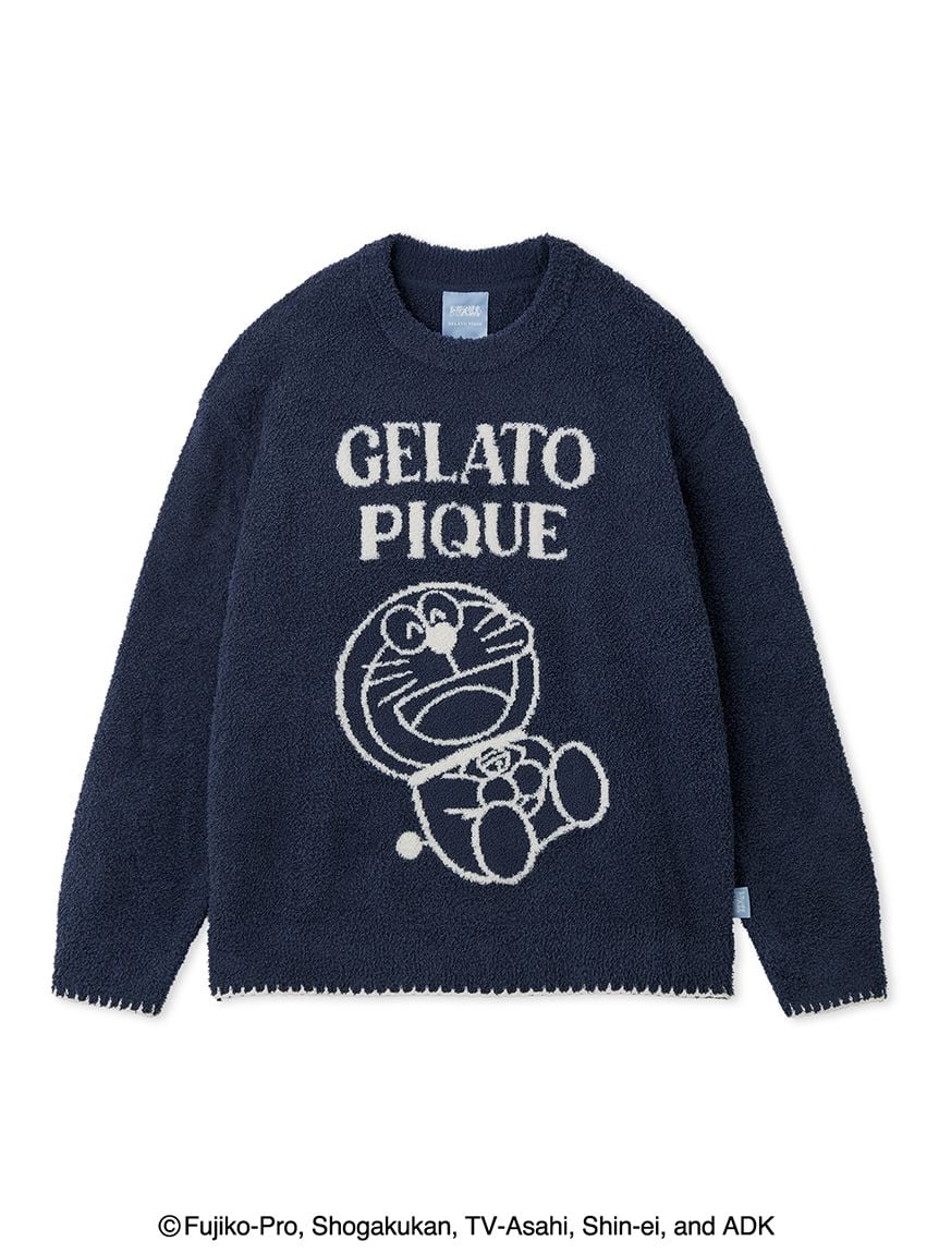 Image of [Doraemon] Men’s Baby Moco Jacquard Pullover