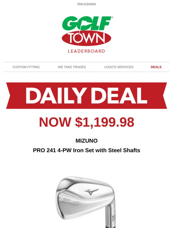 Today's Daily Deal from Golf Town!