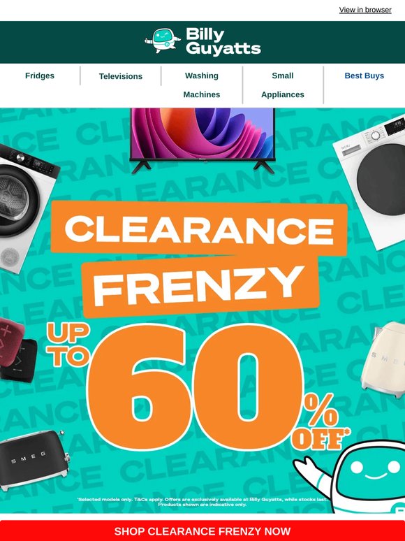 Up to 60% OFF Clearance Frenzy!* ⚡