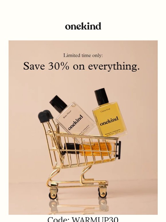 30% OFF is still ON