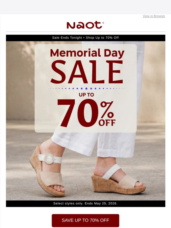 🇺🇸 Memorial Day Savings End Tonight