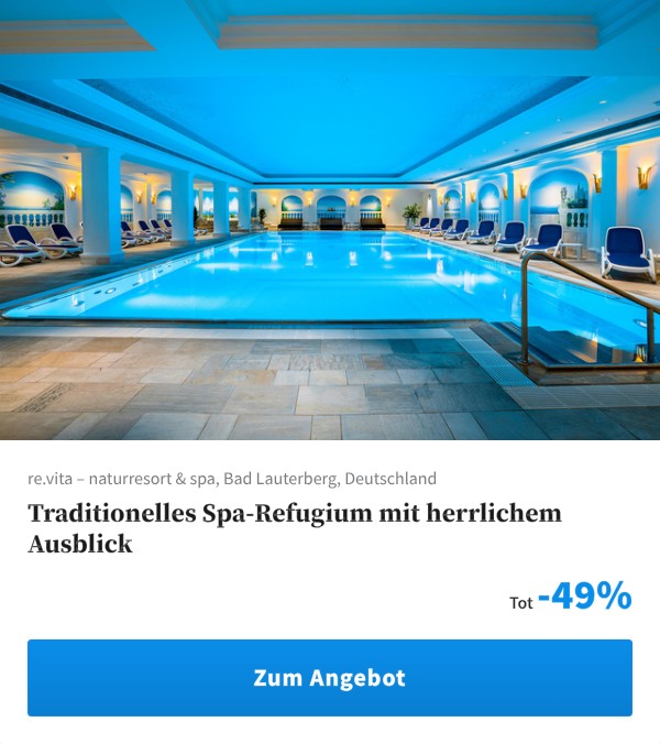 Traditionelles Spa-Refugium mit herrlichem Ausblick