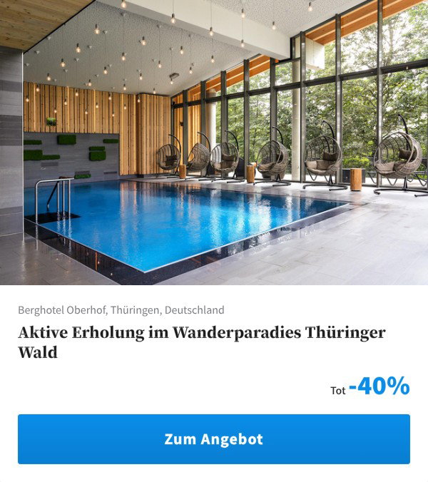 Aktive Erholung im Wanderparadies Thüringer Wald