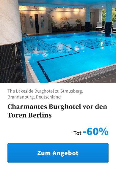 Charmantes Burghotel vor den Toren Berlins
