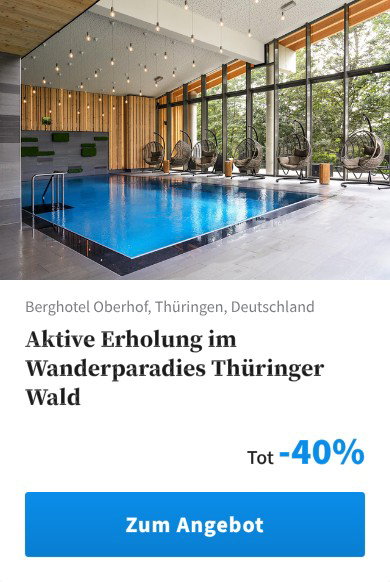 Aktive Erholung im Wanderparadies Thüringer Wald