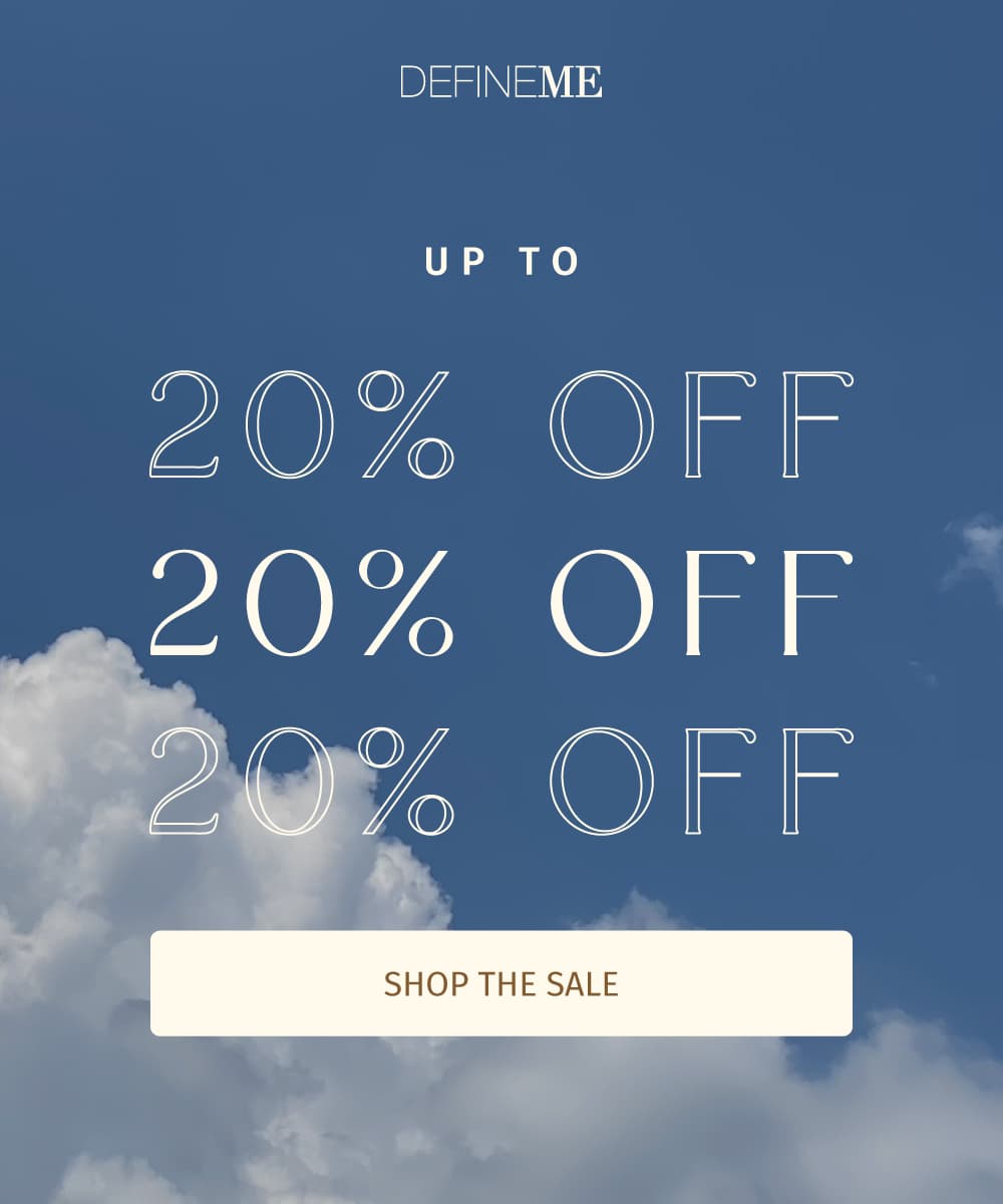 Shop 20% off before it ends at midnight!