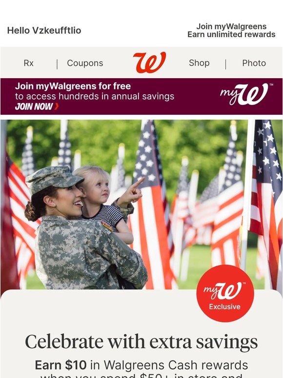 Easy Memorial Day Prep: Spend $50, Get $10 rewards