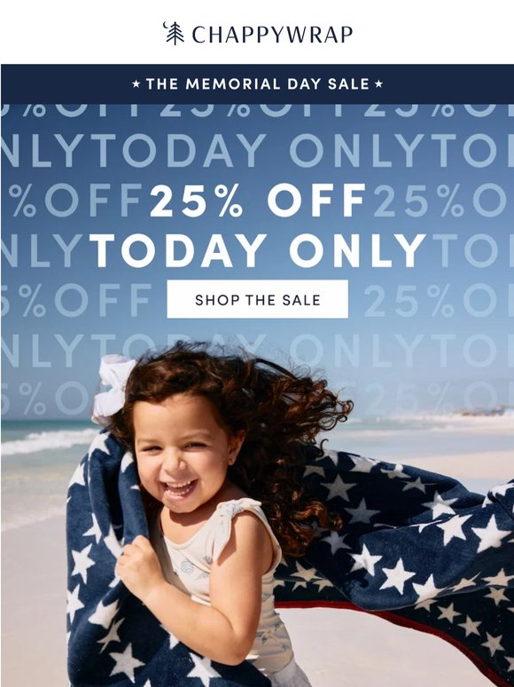 One Day Only: Grab Your 25% Off!