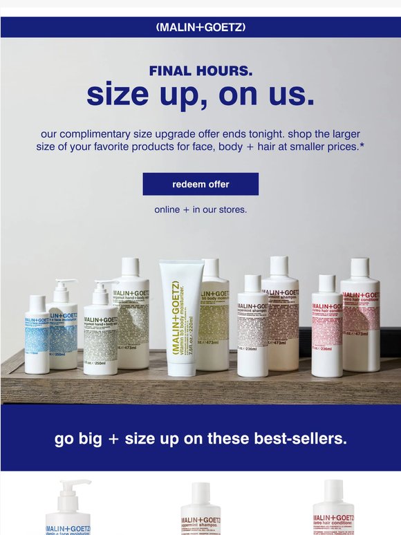 last chance to GO BIG.