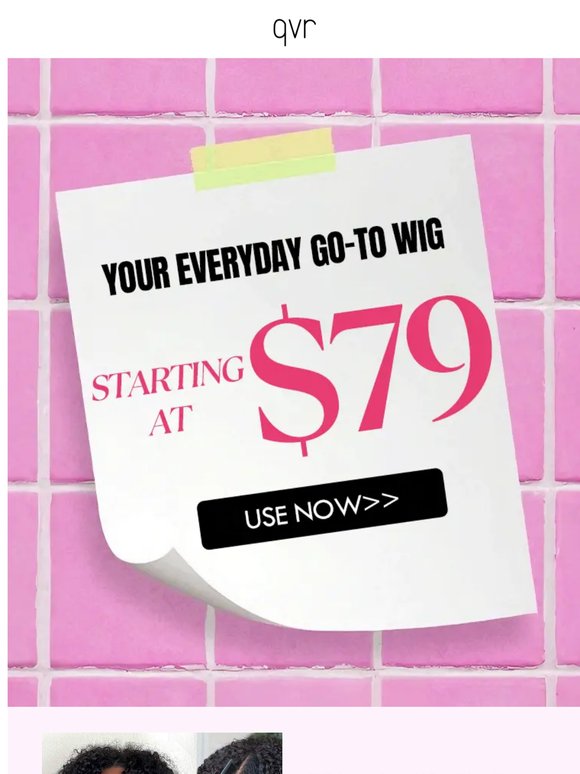 $79 real wear go wig will be sold out soon!