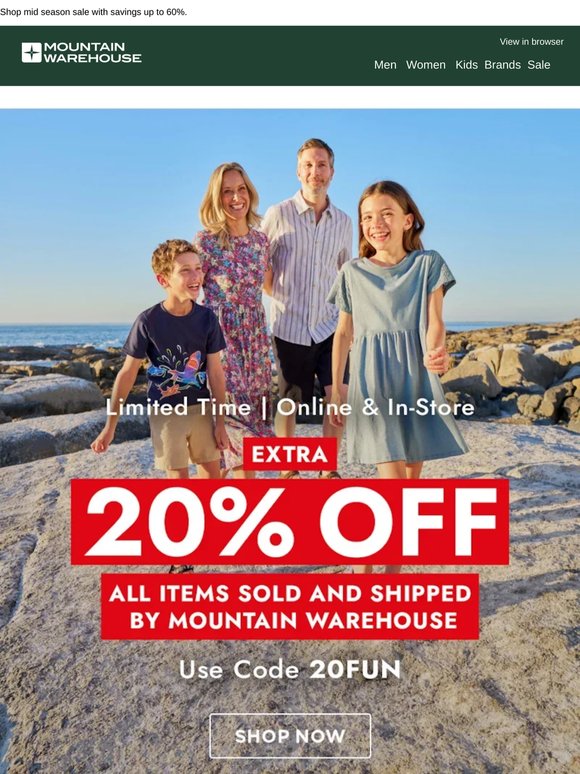 Don’t Miss Out on 20% Off! 🌞
