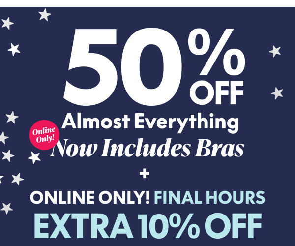 50% Off Almost Everything + 10% Off