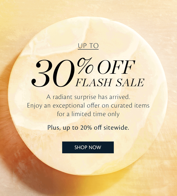 Up to 30% off select items
