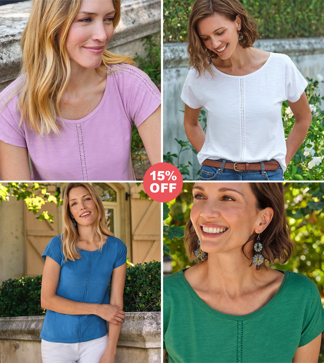 Lace Insert Tshirt
